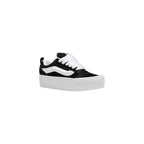 Black And White Suede Leather Chunky Sneakers