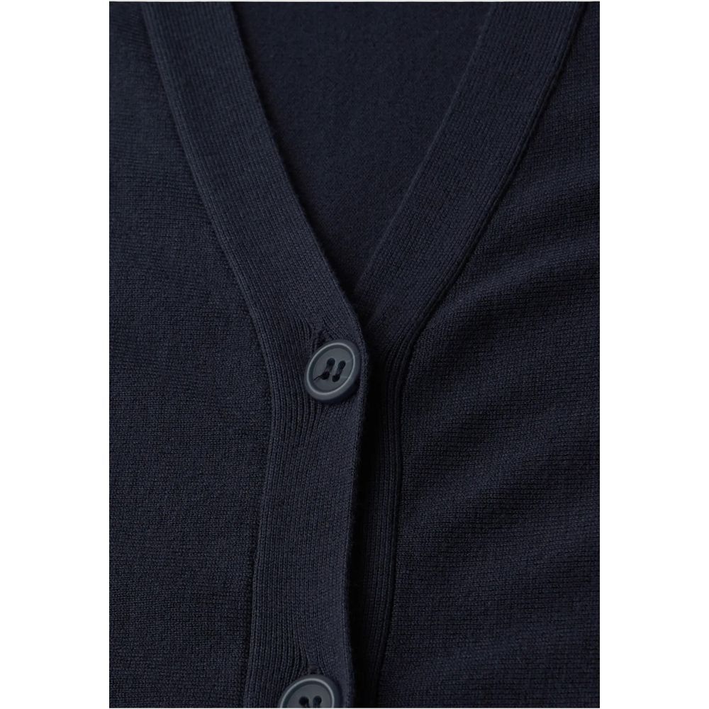 Blue Viscose Cardigan