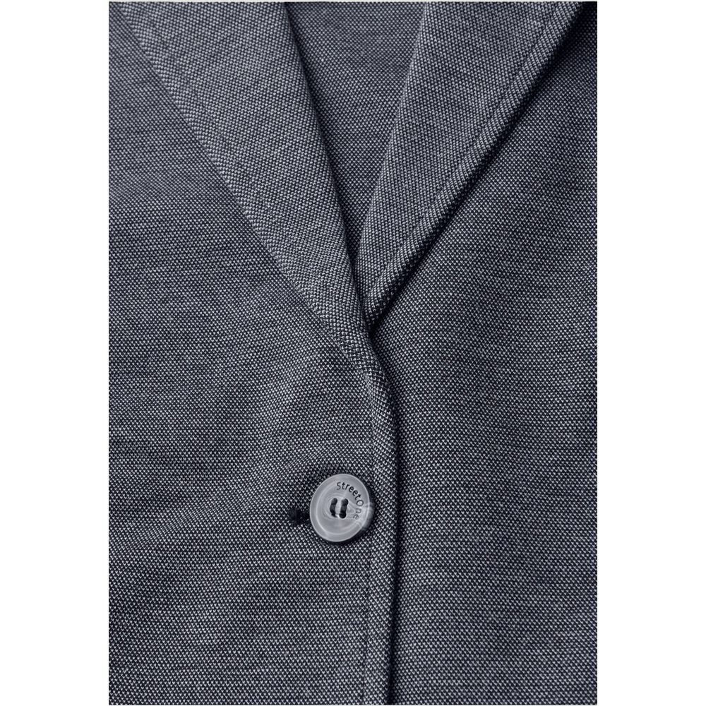 Blue Polyacrylic Blazer