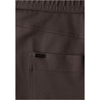 Brown Viscose Casual Pants