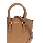 Beige Calf Leather Bos Taurus Handbag