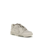 Beige Calf Leather Bos Taurus Low Top Sneakers