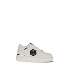 White Calf Leather Bos Taurus Athletic Sneakers