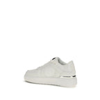 White Calf Leather Bos Taurus Athletic Sneakers