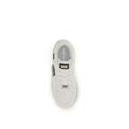 White Calf Leather Bos Taurus Athletic Sneakers