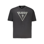 Black Cotton Men's T-Shirt