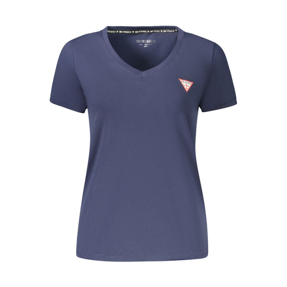 Blue Organic Cotton Women T-Shirt