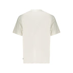 White Cotton Men T-Shirt