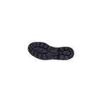 Black Leather Flat Boots