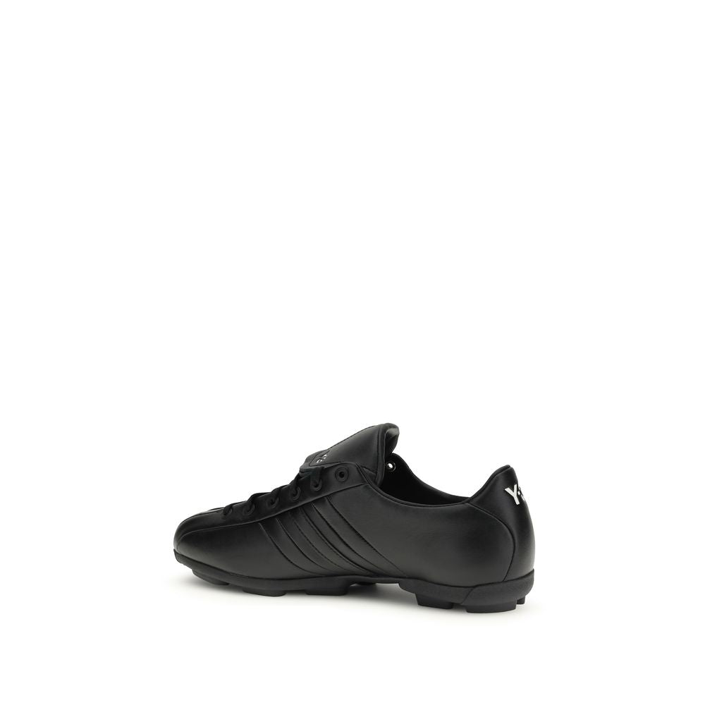 Black Calf Leather Bos Taurus Athletic Sneakers