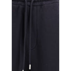 Blue Cotton Joggers (Workout Pants)