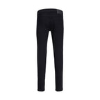 Black Cotton Skinny Jeans