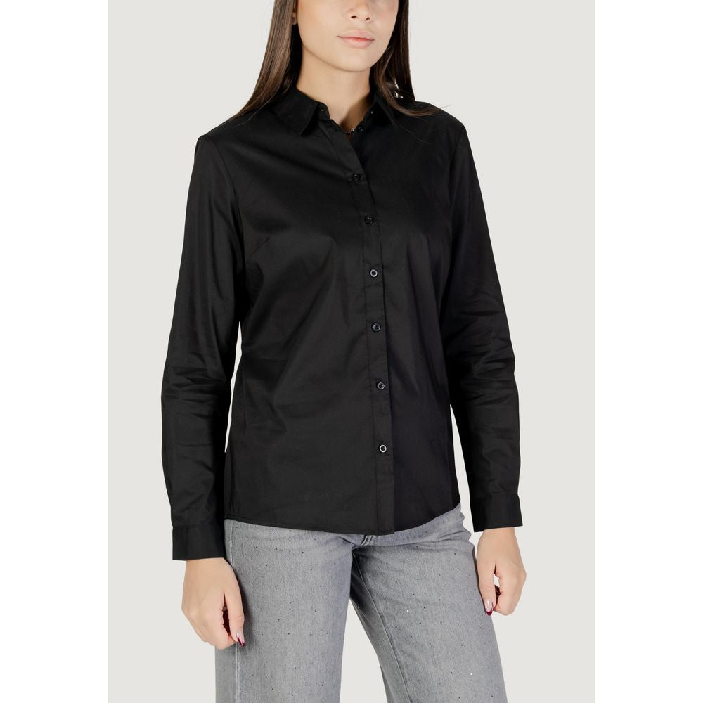 Black Cotton Blouse