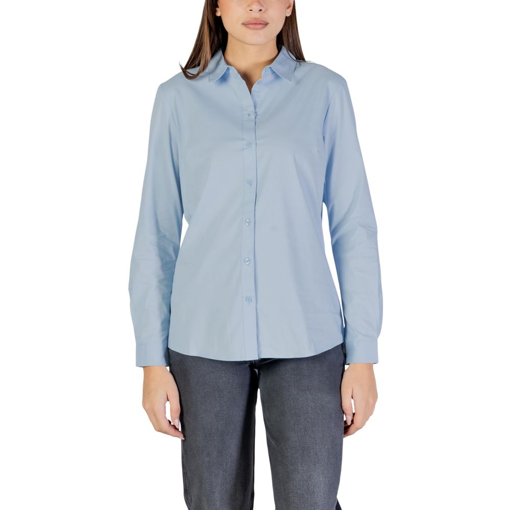 Blue Cotton Blouse