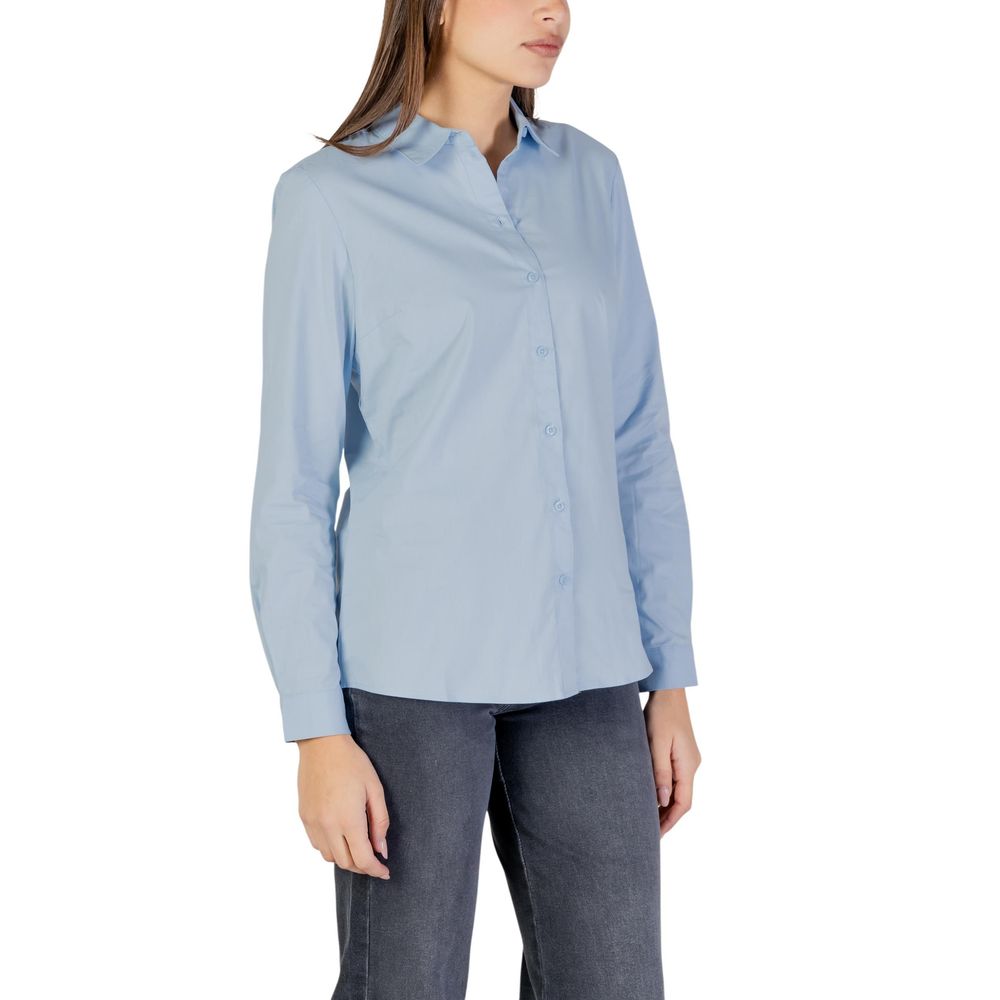 Blue Cotton Blouse