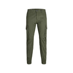 Green Cotton Skinny Pants