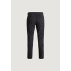 Black Cotton Casual Pants