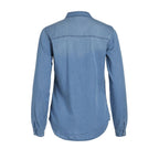 Light Blue Cotton Blouse