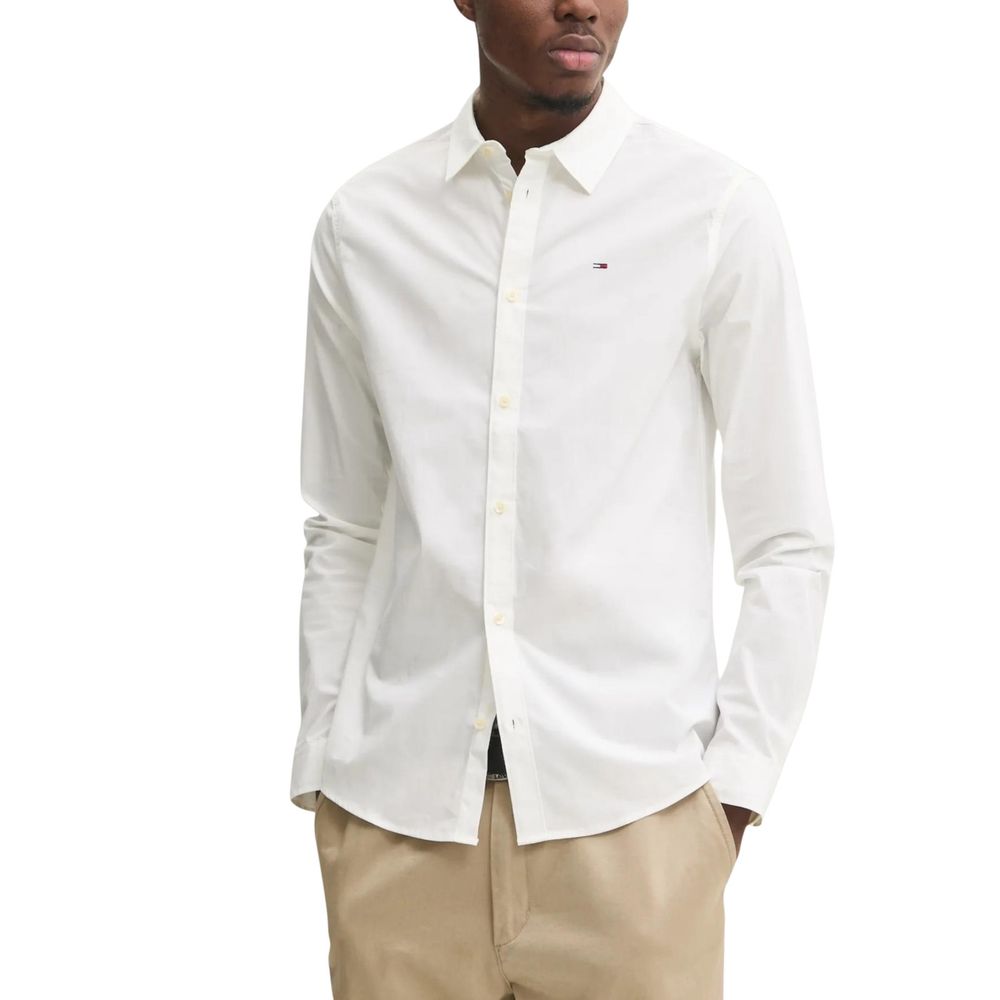 White Cotton Dress Shirt
