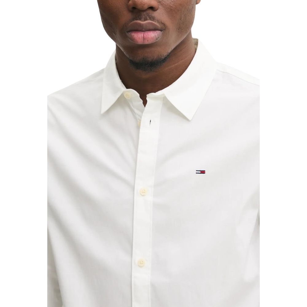 White Cotton Dress Shirt