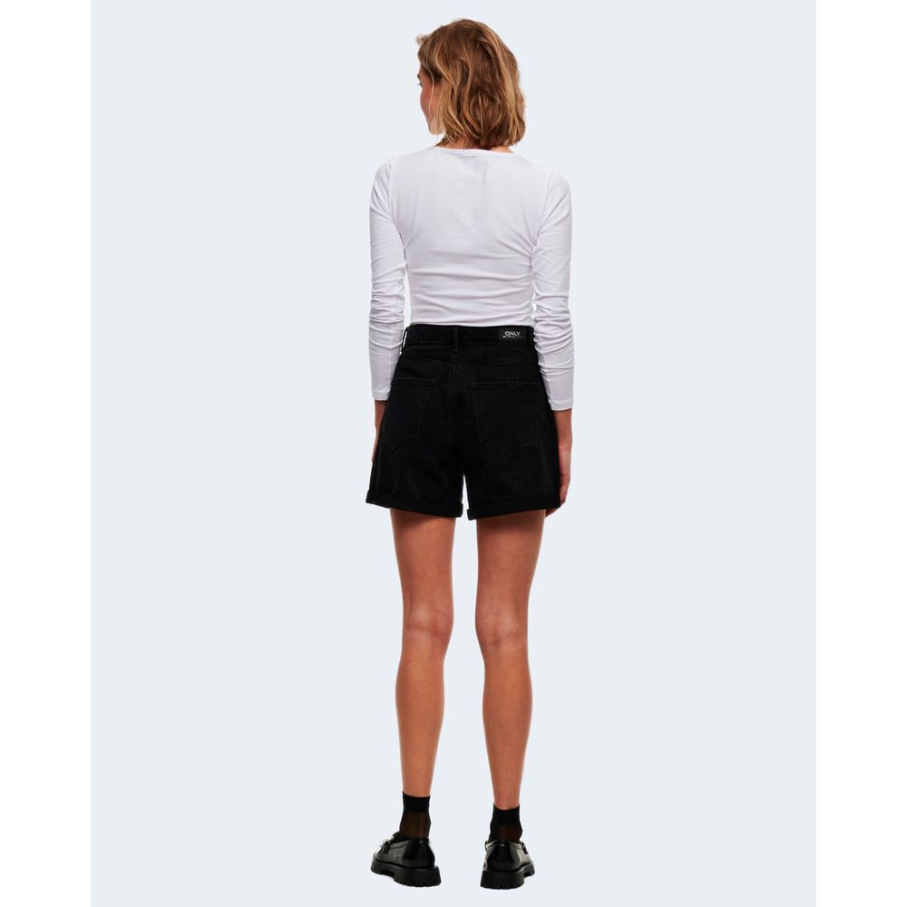 White Cotton Long Sleeve T-Shirt