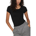 Black Cotton T-Shirt