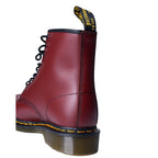 Bordeaux Leather Lace-Up Boots