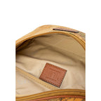 Beige Leather Belt Bag