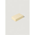 Beige Leather Keychain