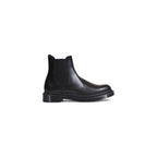Black Leather Chelsea Boots