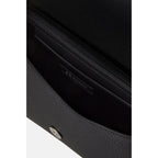 Black Artificial Leather Handbag