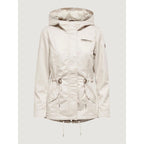 Beige Polyester Parka