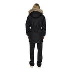 Black Polyester Parka