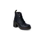 Black Leather Ankle Boots