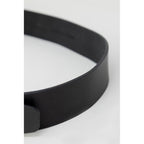 Black Leather Regular Belt