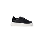 Black Polyethylene Low Top Sneakers