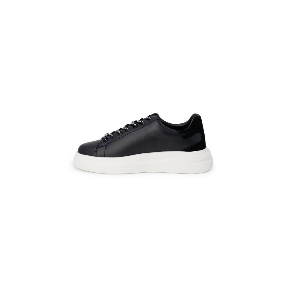 Black Polyethylene Low Top Sneakers