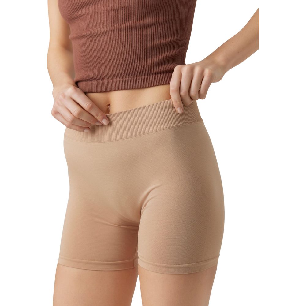 Beige Polyamide Shorts