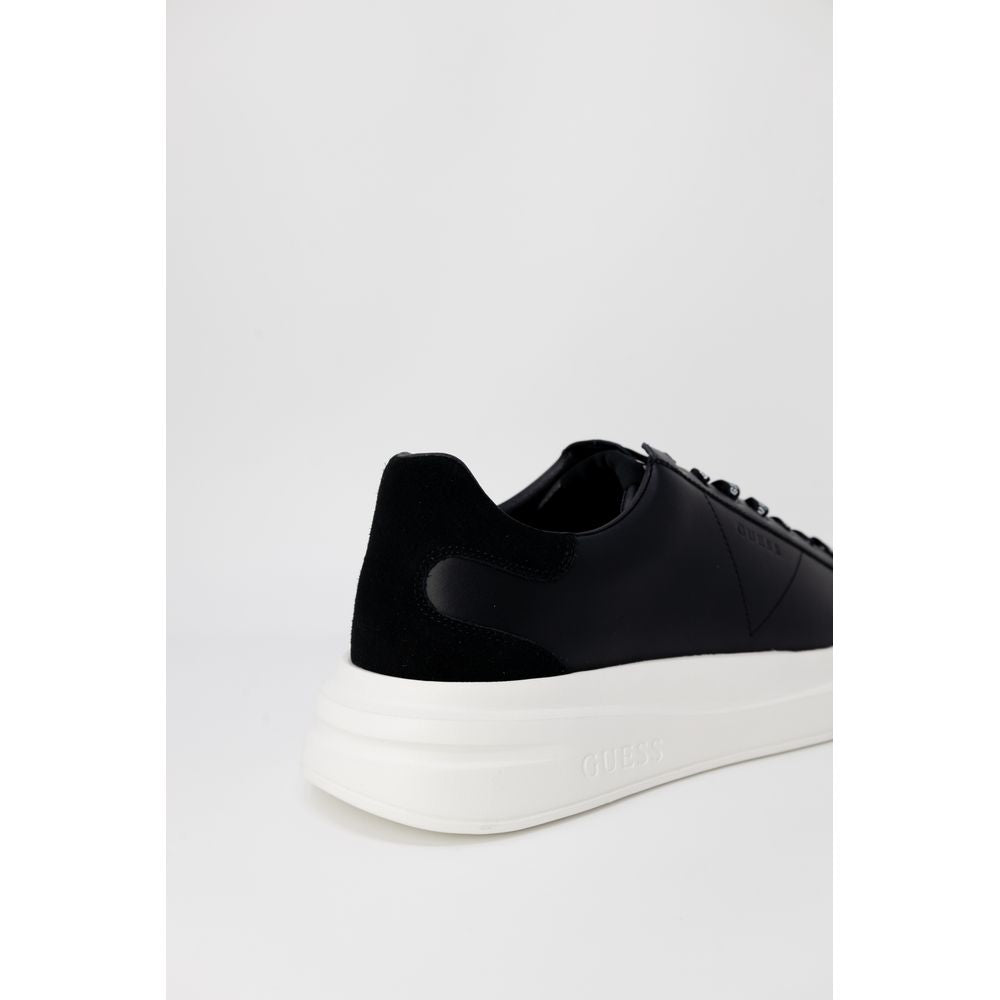 Black Polyethylene Low Top Sneakers
