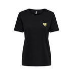 Black Cotton T-Shirt