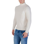 Cream Viscose Turtleneck