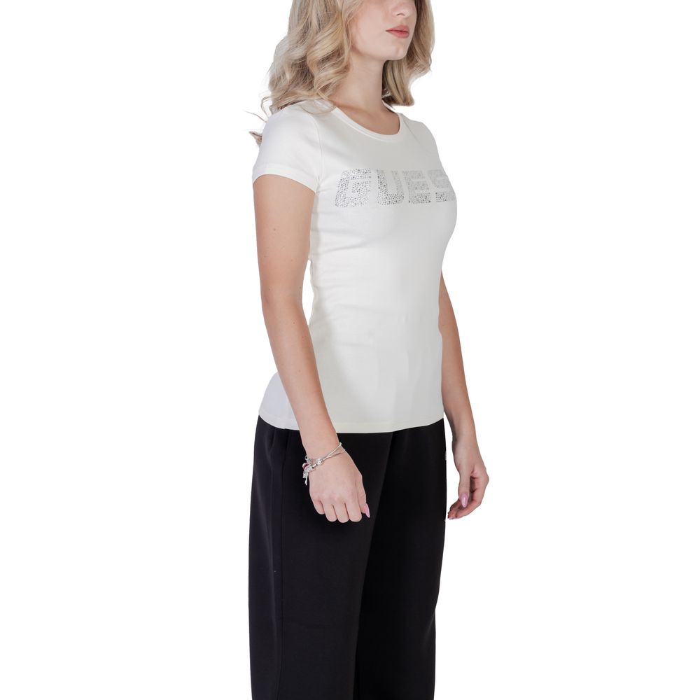 Cream Cotton T-Shirt