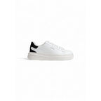 Black And White Polyethylene Sneakers