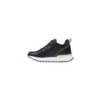 Black Polyethylene Low Top Sneakers
