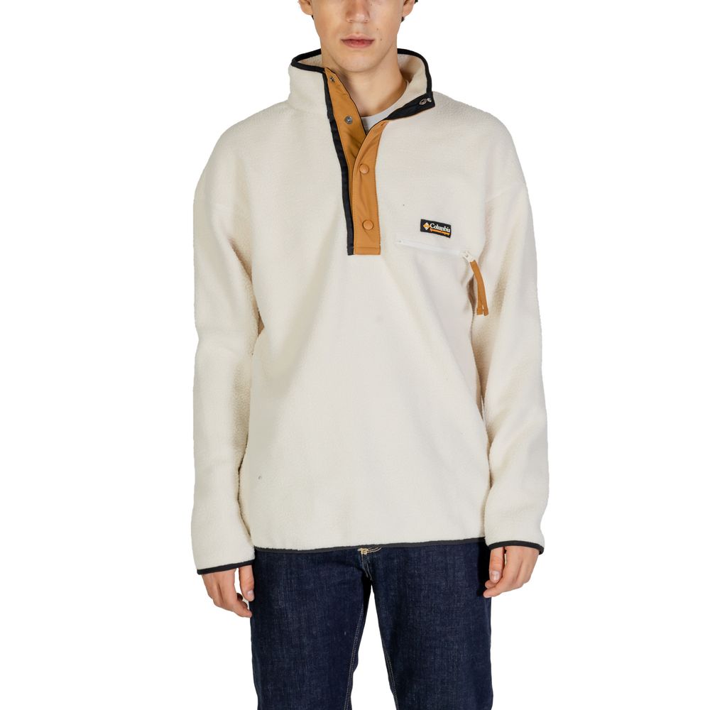 Cream Polyester Sweatshirt