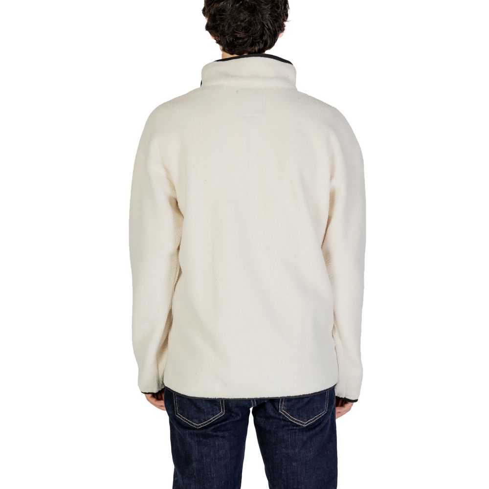 Cream Polyester Sweatshirt