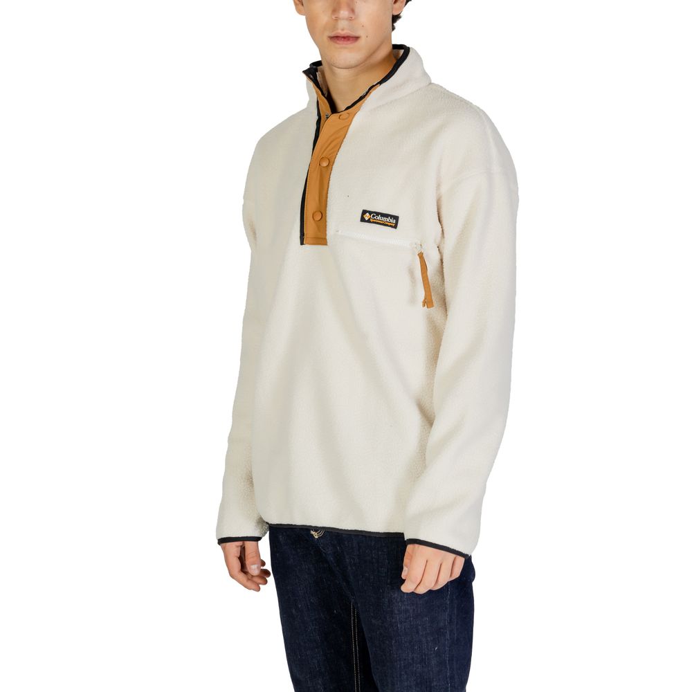 Cream Polyester Sweatshirt