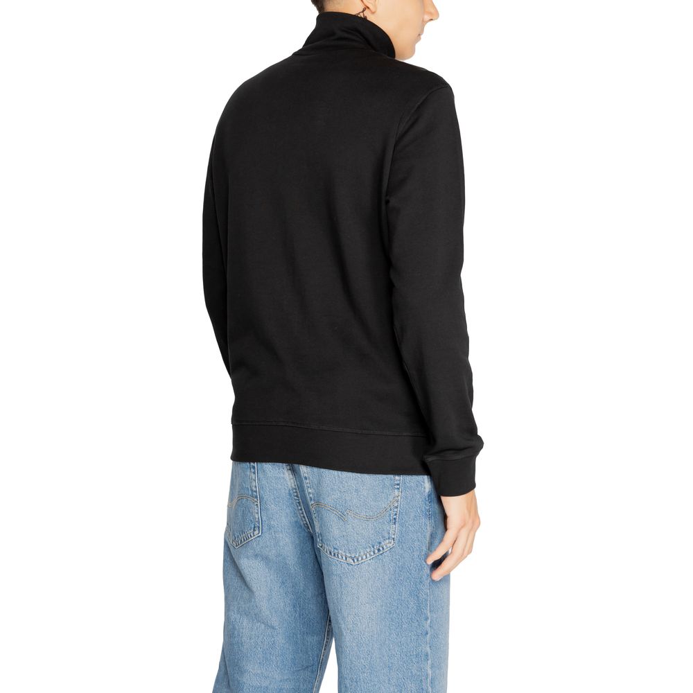Black Cotton Sweatshirt