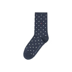 Blue Cotton Socks