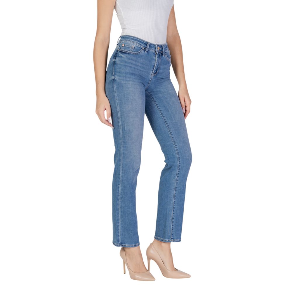 Light Blue Cotton Mom Jeans